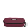 Clearance Eastpak Estojo Oval Single - Maroon Burgundy