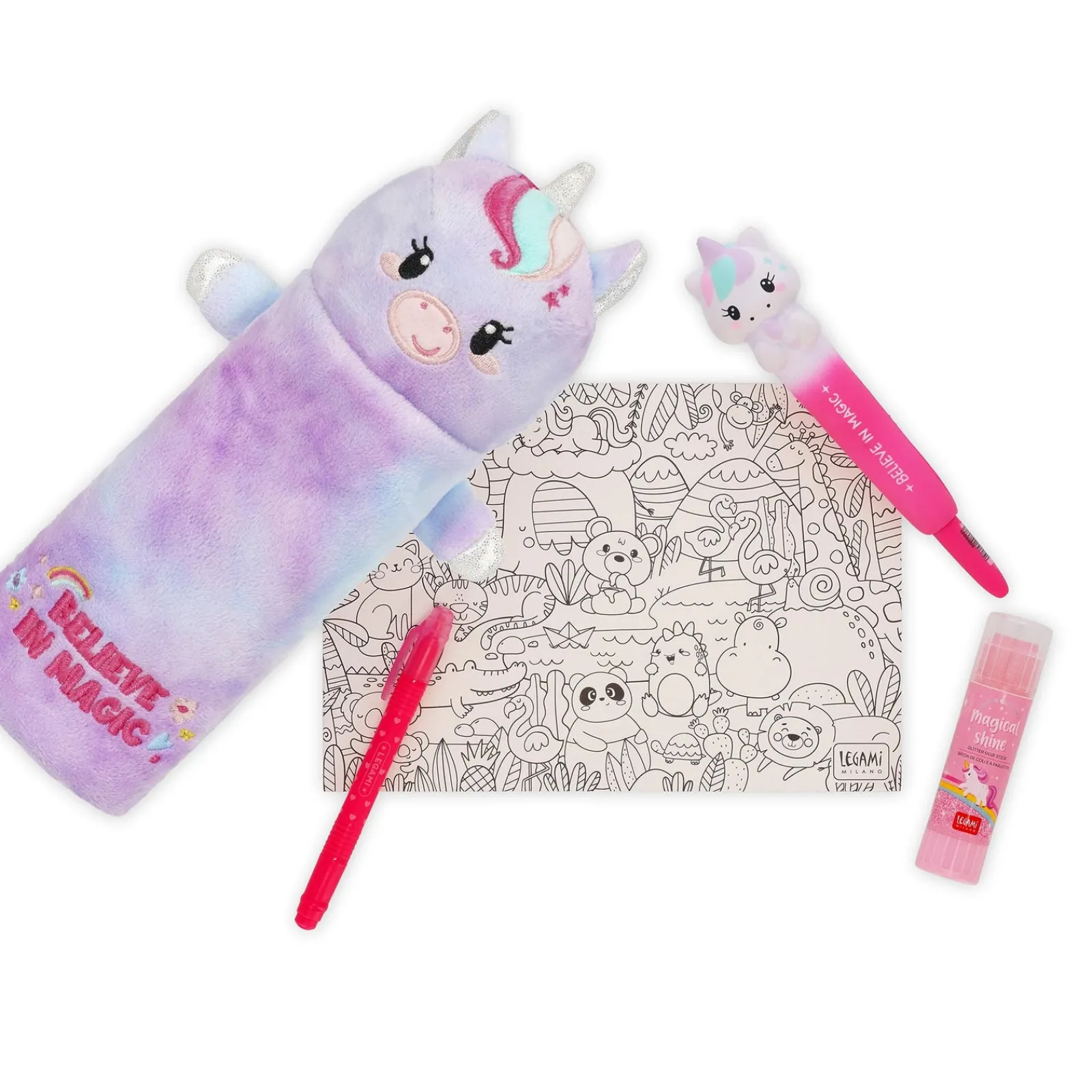 Hot Legami Estojo Plush - Unicórnio