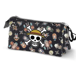 One Piece Estojo Triplo - Skull