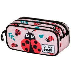 Oh My Pop Estojo Triplo Red - Ladybug Omp