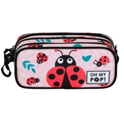 Oh My Pop Estojo Triplo Red - Ladybug Omp