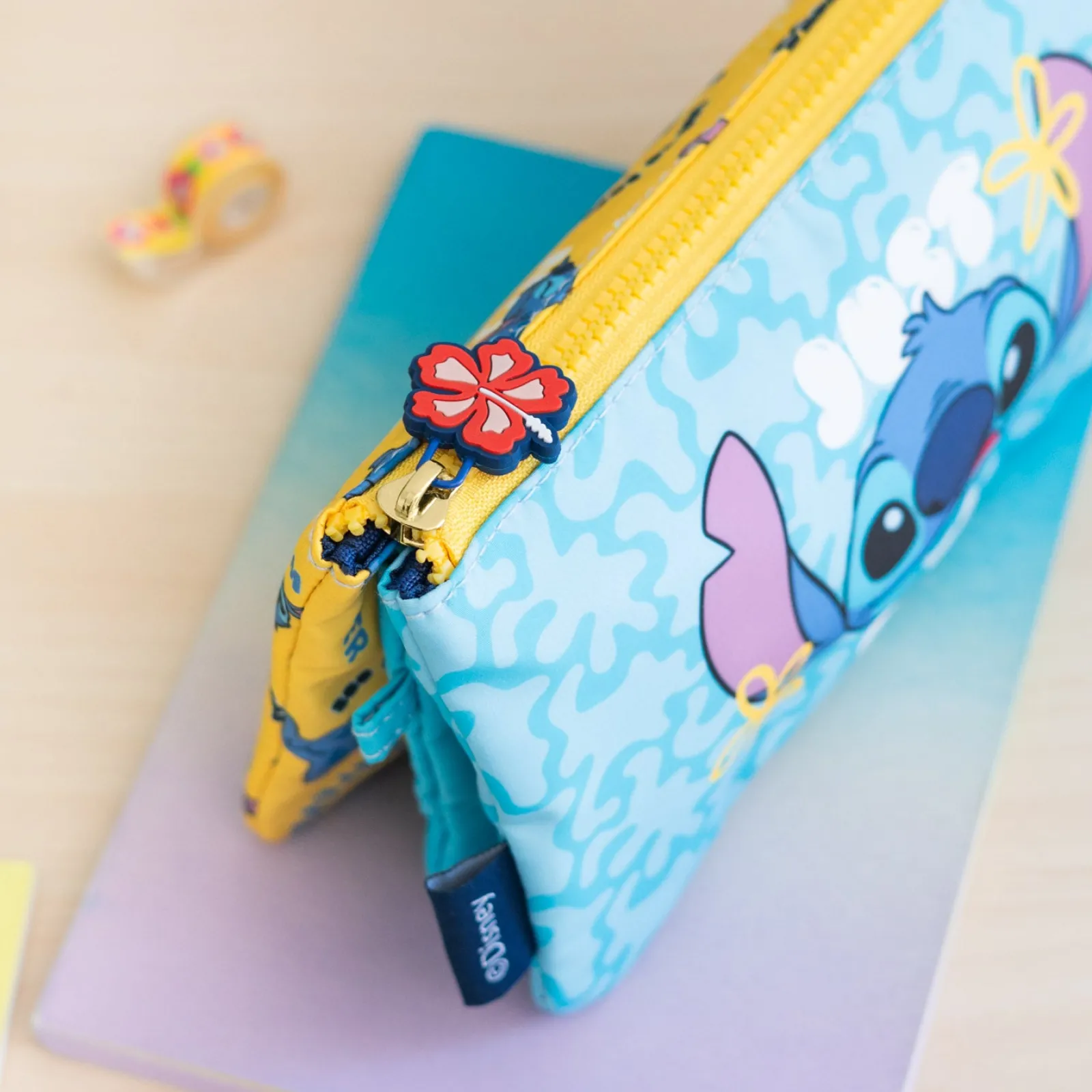 Stitch Estojo Triplo Tropical