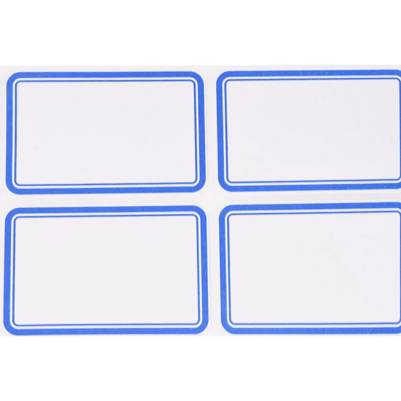 Note! Etiquetas Adesivas 41 x 65mm Borda Azul 24 unidades