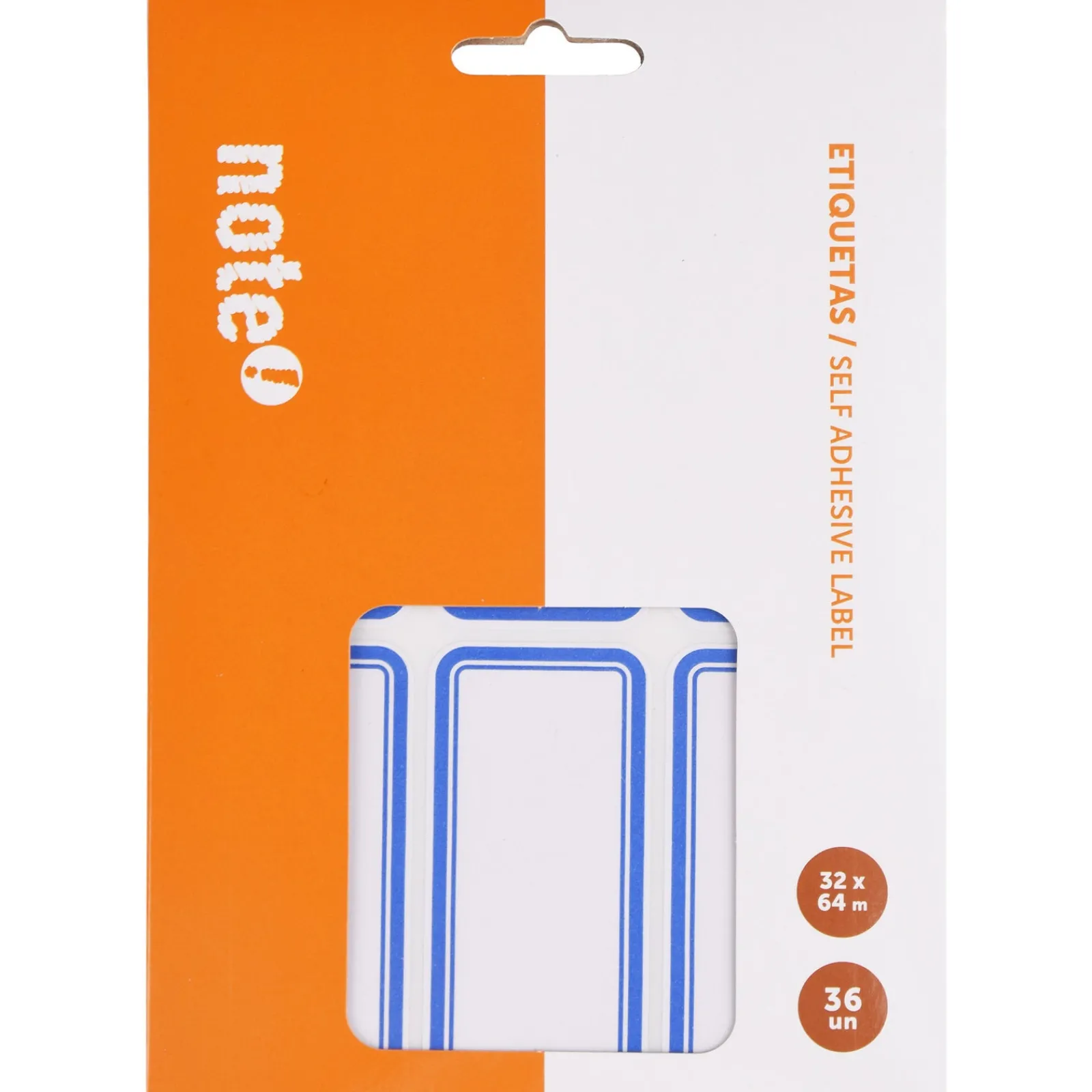 Note! Etiquetas Adesivas 32 x 64mm 36 unidades