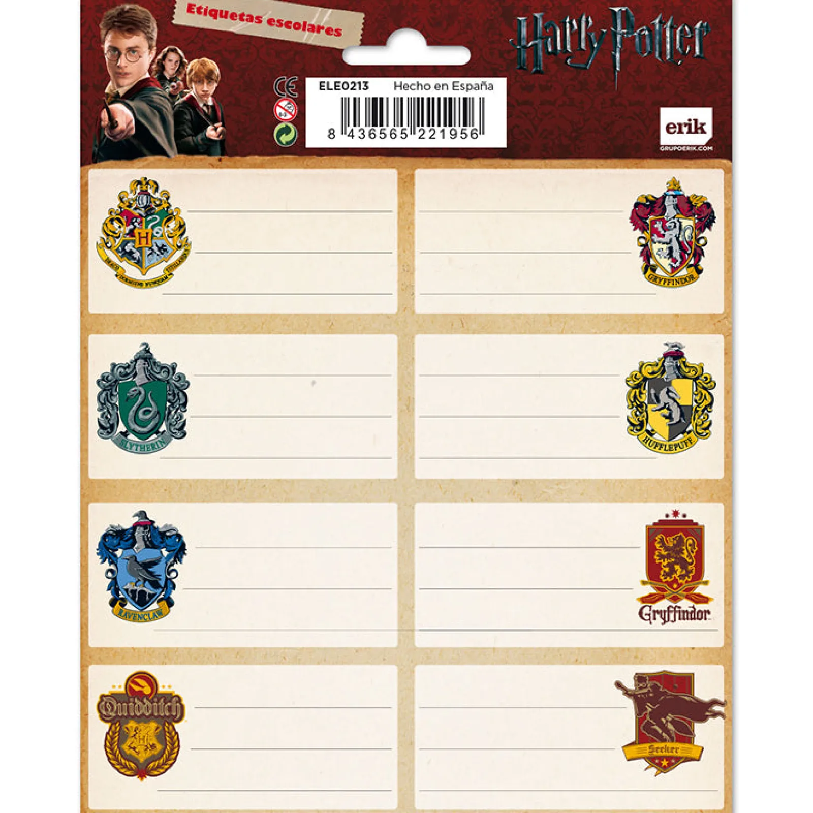 Online Harry Potter Etiquetas Adesivas