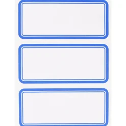 Note! Etiquetas Adesivas 34*75mm Borda Azul 21un