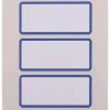 Note! Etiquetas Adesivo 34*75Mm Azul 21 Unidades