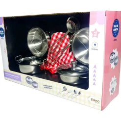 Zoko-Faz Conta Faz Conta - Conjunto De Panelas Inox Com