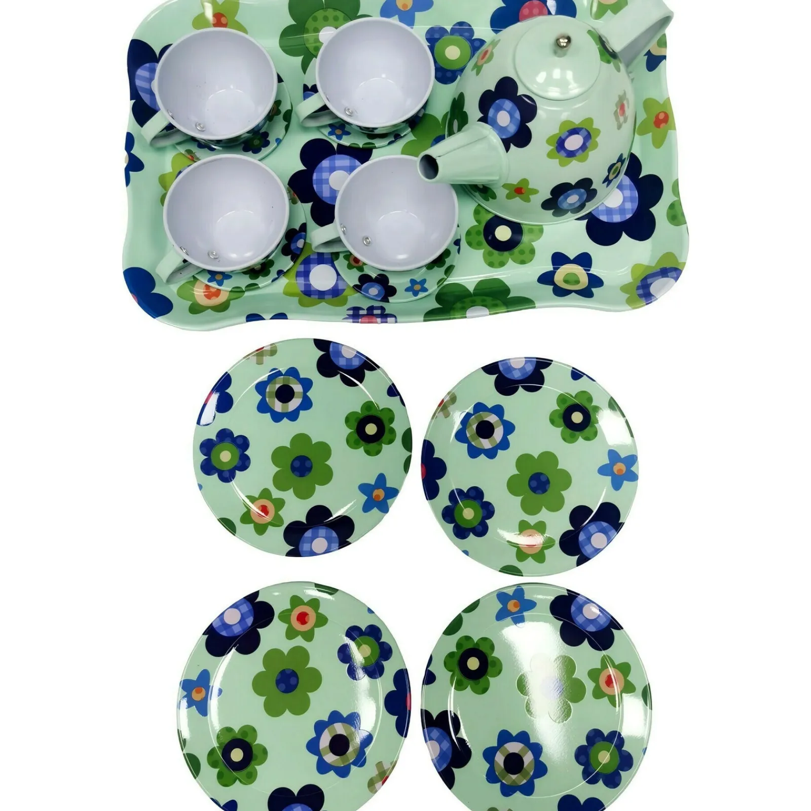 Zoko-Faz Conta Faz Conta - Malinha Conjunto De Chá 15 Peças