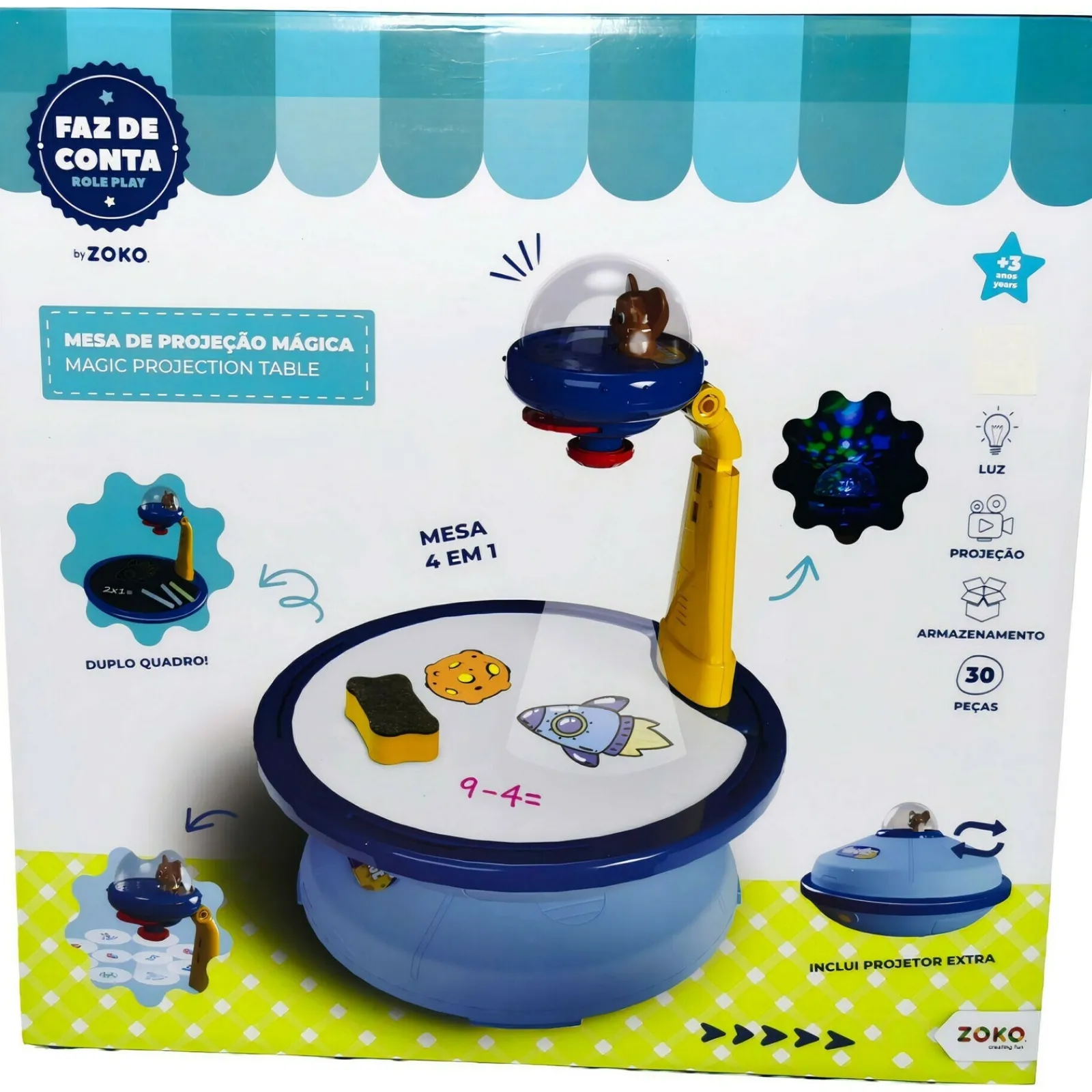 Zoko-Faz Conta Faz Conta - Mesa De Criatividade Com Pro