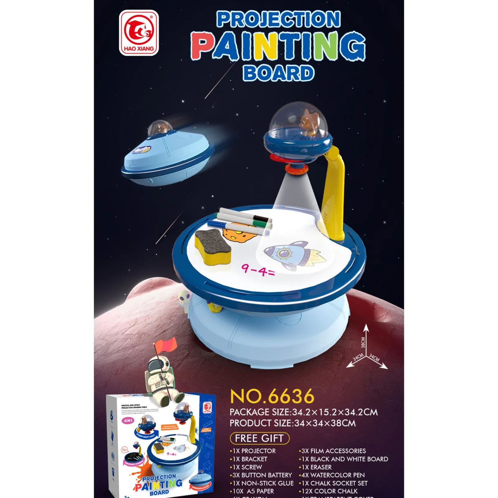 Zoko-Faz Conta Faz Conta - Mesa De Criatividade Com Pro