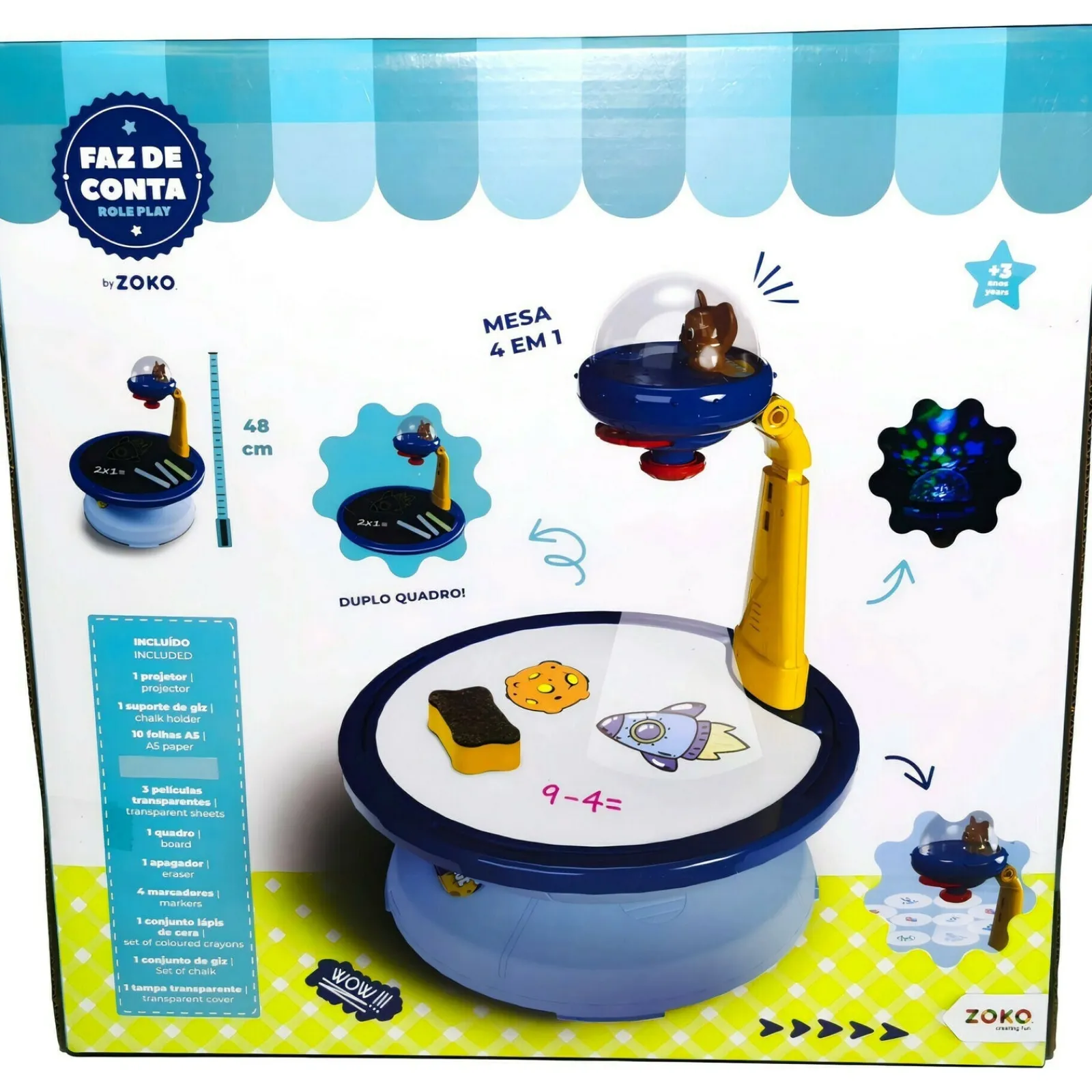 Zoko-Faz Conta Faz Conta - Mesa De Criatividade Com Pro