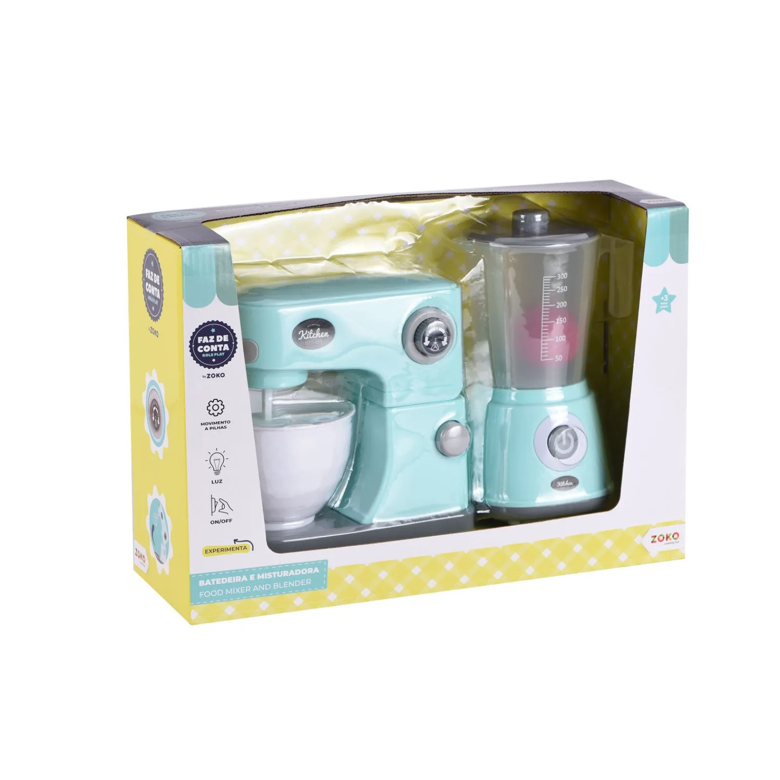 Zoko-Faz Conta Faz Conta - Pack Batedeira E Misturador