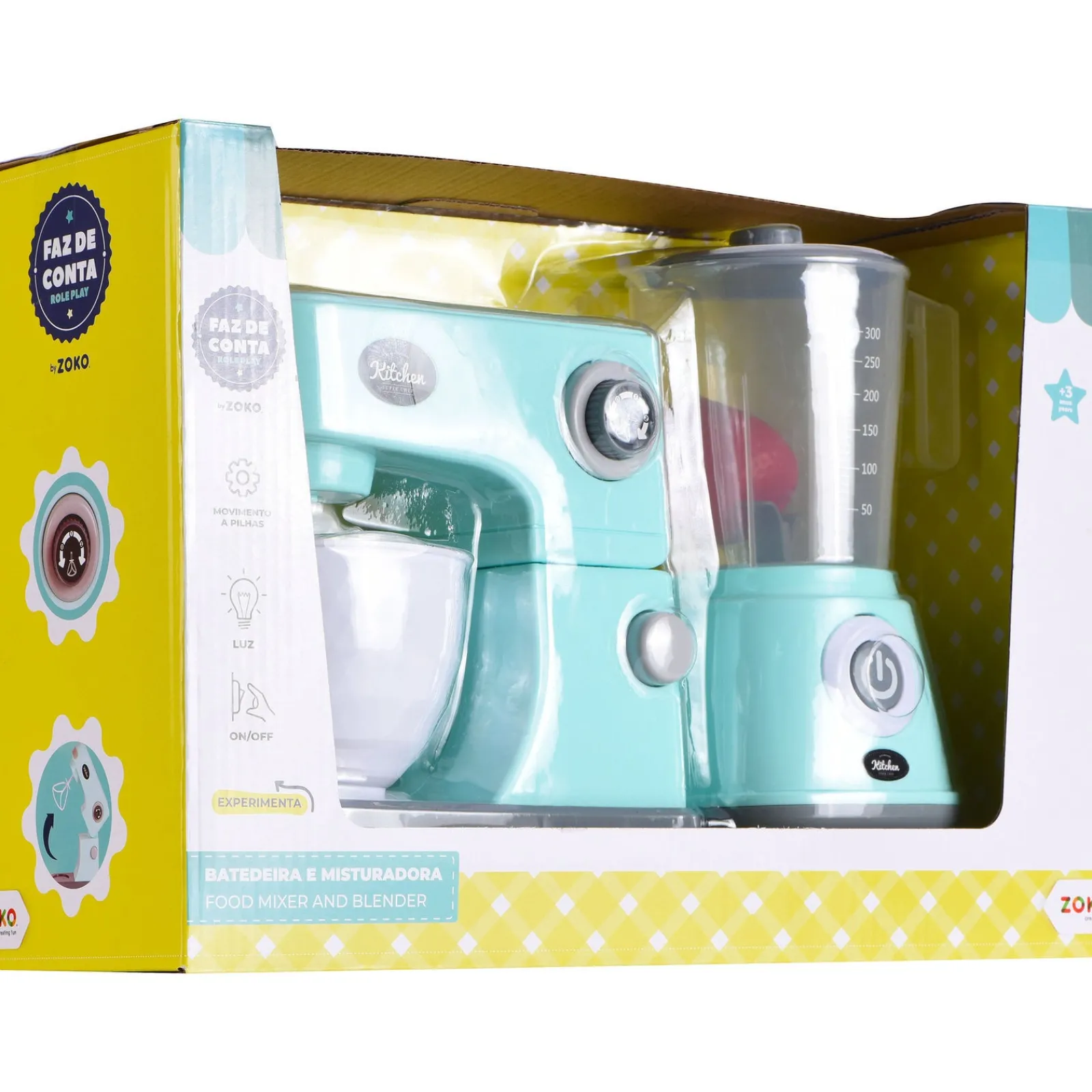 Zoko-Faz Conta Faz Conta - Pack Batedeira E Misturador