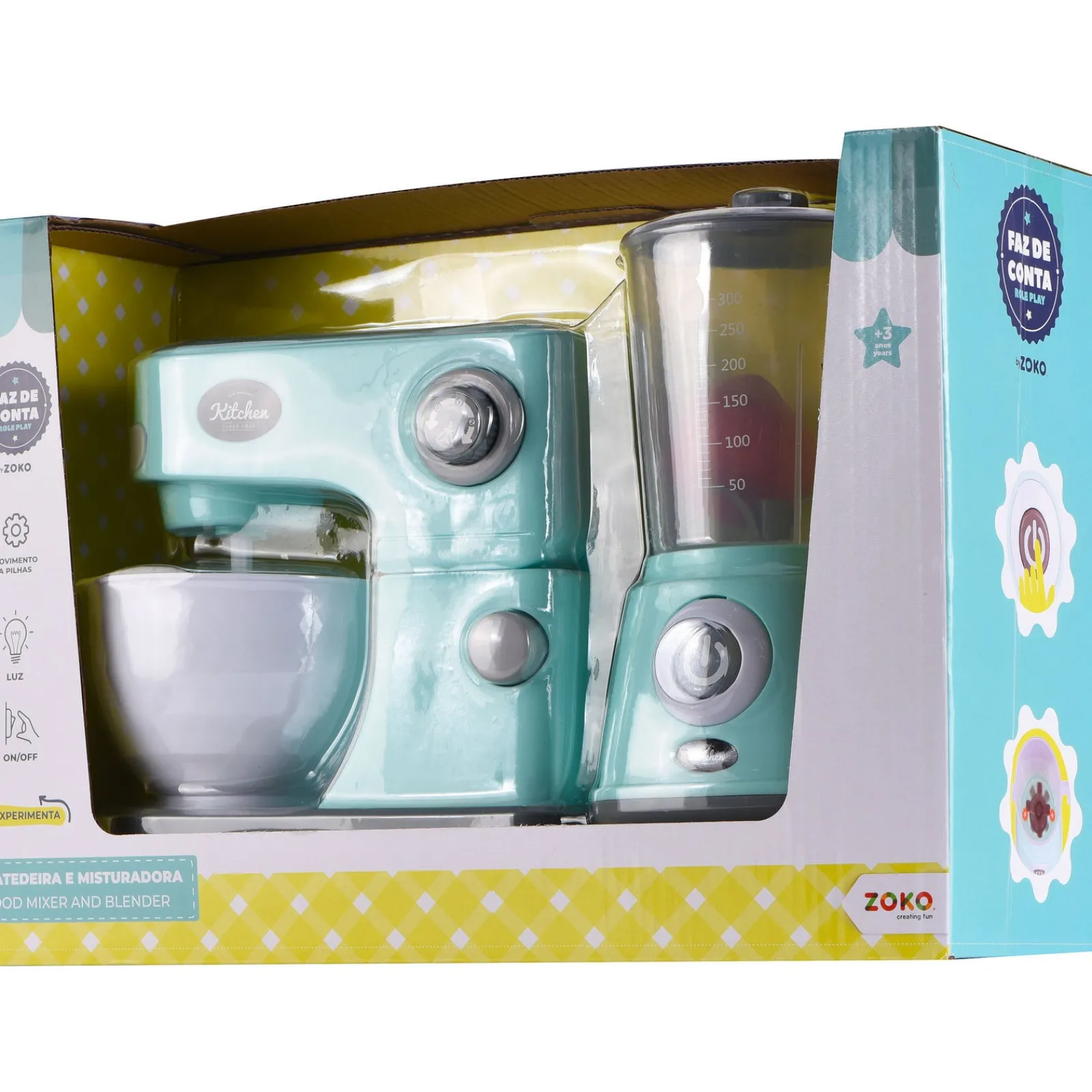 Zoko-Faz Conta Faz Conta - Pack Batedeira E Misturador