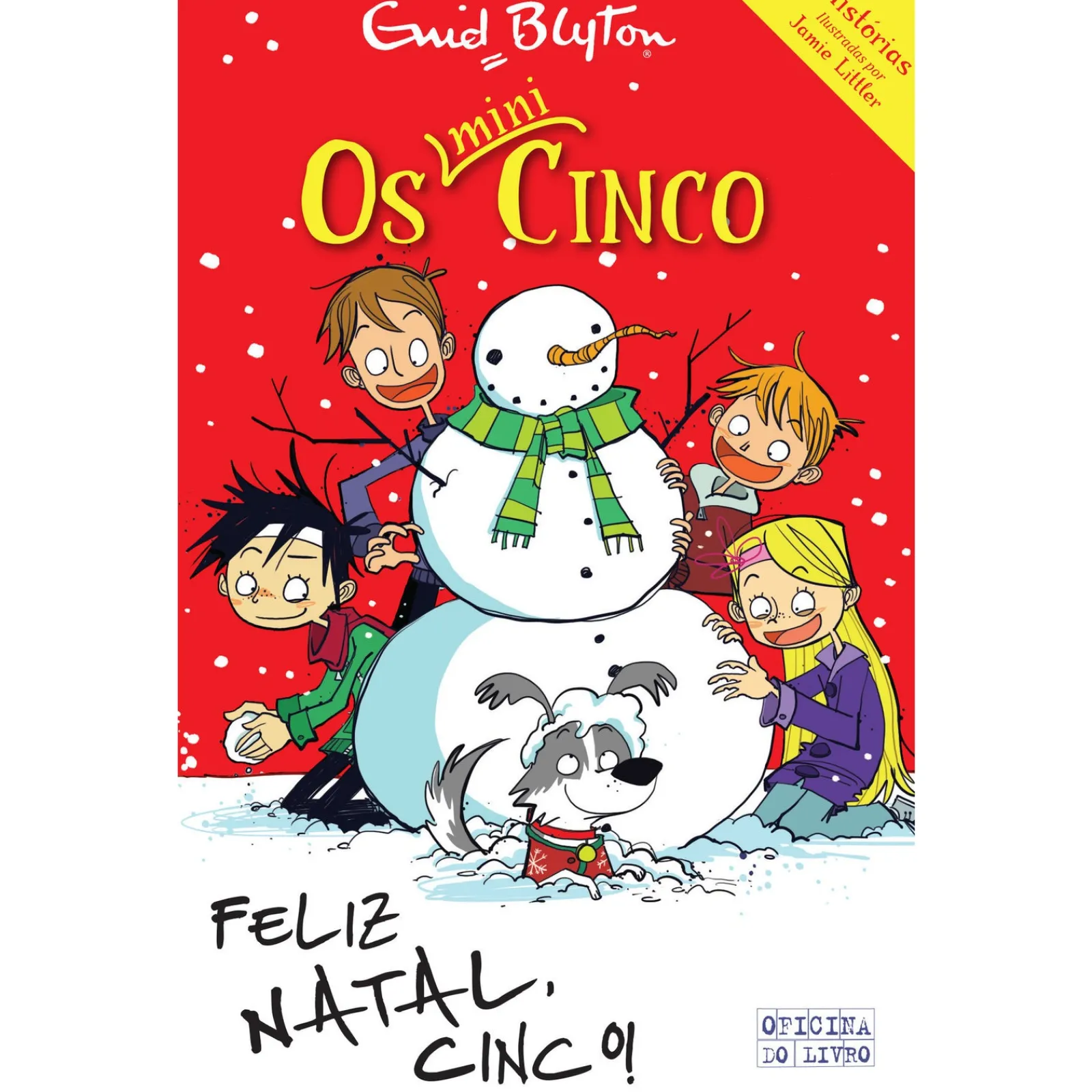 Oficina Do Livro Feliz Natal, Cinco! de Enid Blyton - Os Mini-Cinco N.º 7