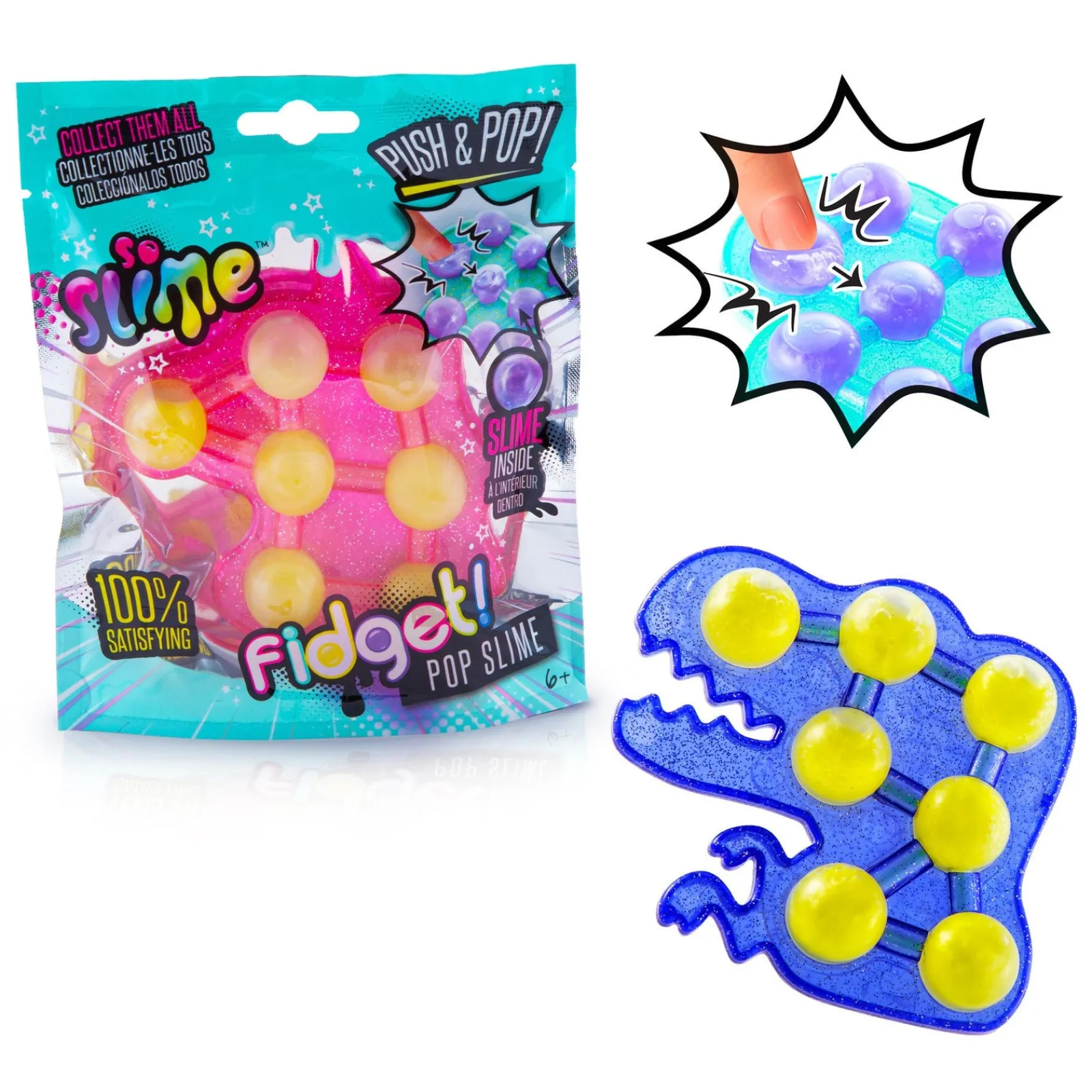 Fidget Pop Slime (vários modelos)