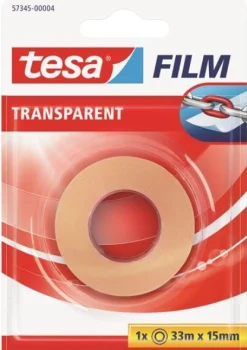 Tesa Fita Cola Transparente 33m x 15mm