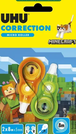 Uhu Fita Corretora Micro Roller 8M 2 Unidades