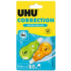 Uhu Fita Corretora Micro Roller 8M 2 Unidades