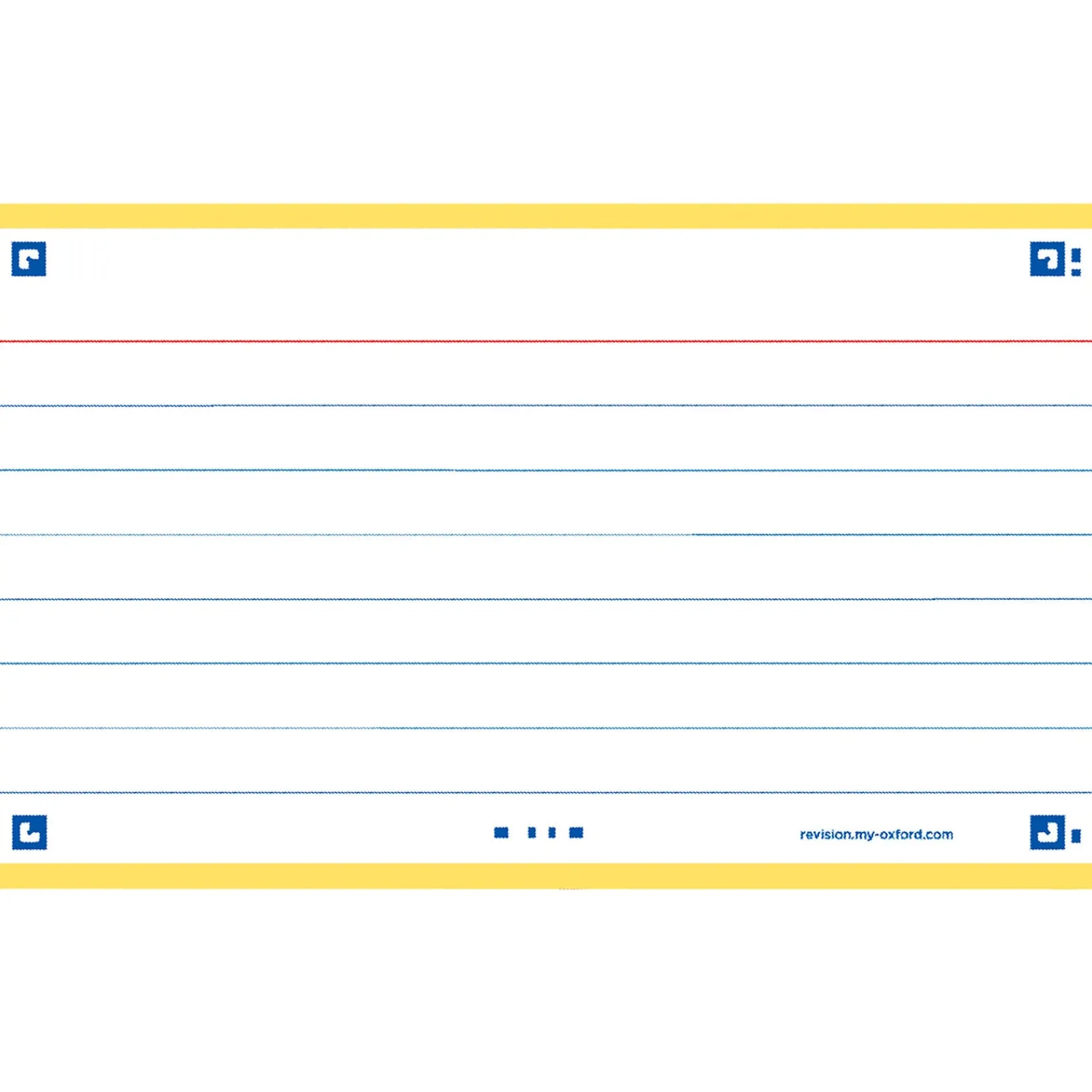 Hot Oxford Flashcards 2.0 A7 30 Folhas Amarelo