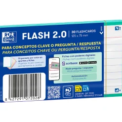 Oxford Flashcards 2.0 A7 30 Folhas Icemint