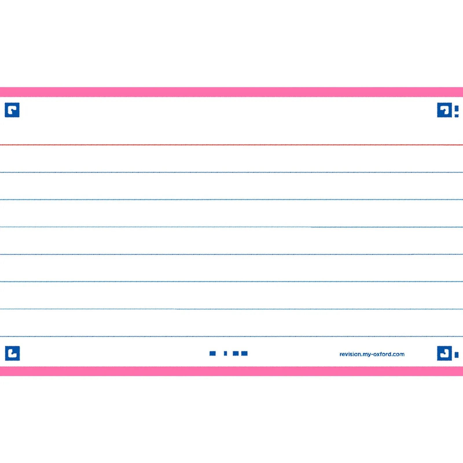 Oxford Flashcards 2.0 A7 30 Folhas Rosa