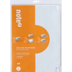 Note! Forra Livro A4 Pré-Recortado 5 Unidades