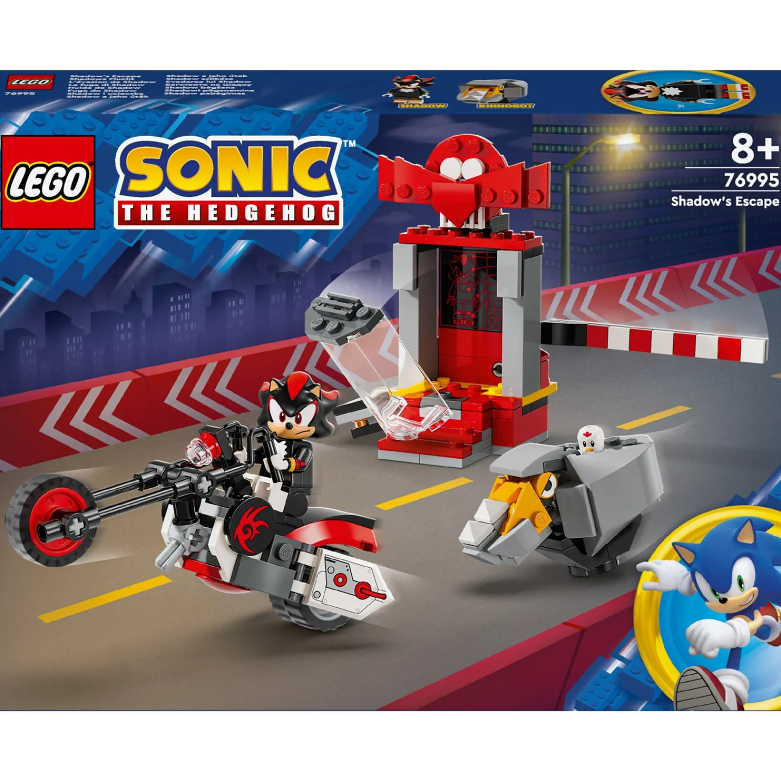 Lego-Sonic Fuga do Shadow The Hedgehog
