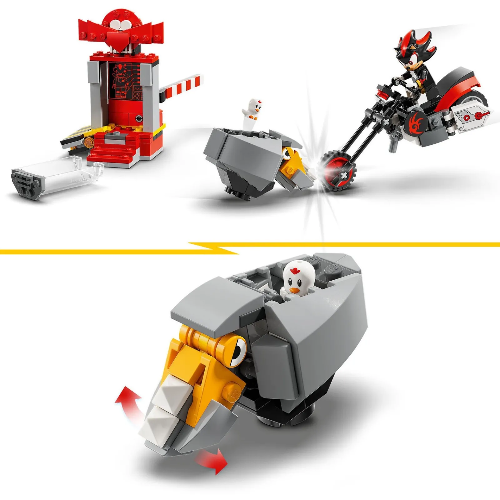 Lego-Sonic Fuga do Shadow The Hedgehog