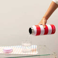 Helio Ferretti Garrafa Cap. 1L - Red And Pink Stripe