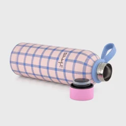 Outlet Mr. Wonderful Garrafa Térmica - Quadrados Azul E Rosa
