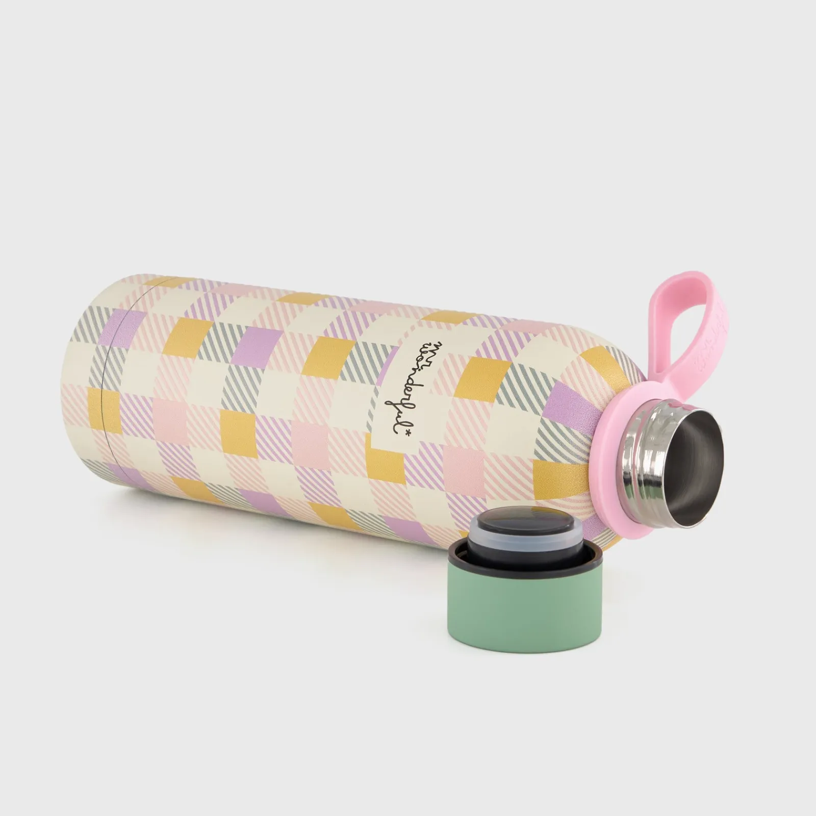 Mr. Wonderful Garrafa Térmica - Quadrados Coloridos