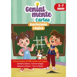 Booksmile Genialmente Cartas - Raciocínio Lógico: 5-7 Anos
