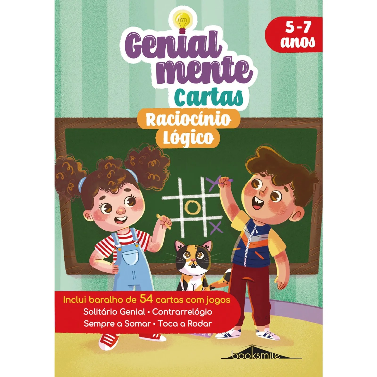 Booksmile Genialmente Cartas - Raciocínio Lógico: 5-7 Anos