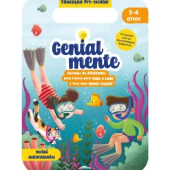 Sale Booksmile Genialmente Educação Pré-escolar 3-4 Anos - Dezenas de Atividades para Levares para Todo o Lado e Teres uma Mente Genial!