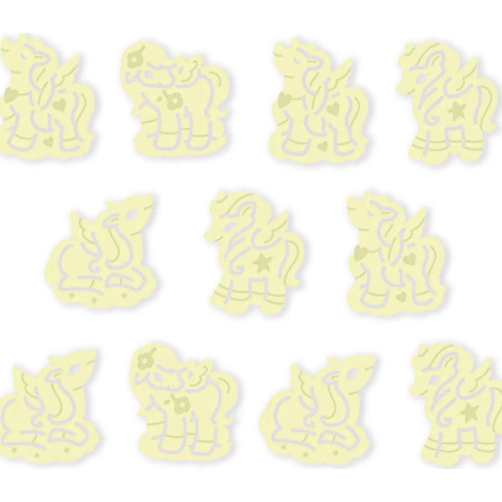 Clearance Marca Glow-In-The-Dark 3D Unicorns