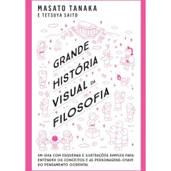 Marcador Grande História Visual da Filosofia de Masato Tanaka e Tetsuya Saito