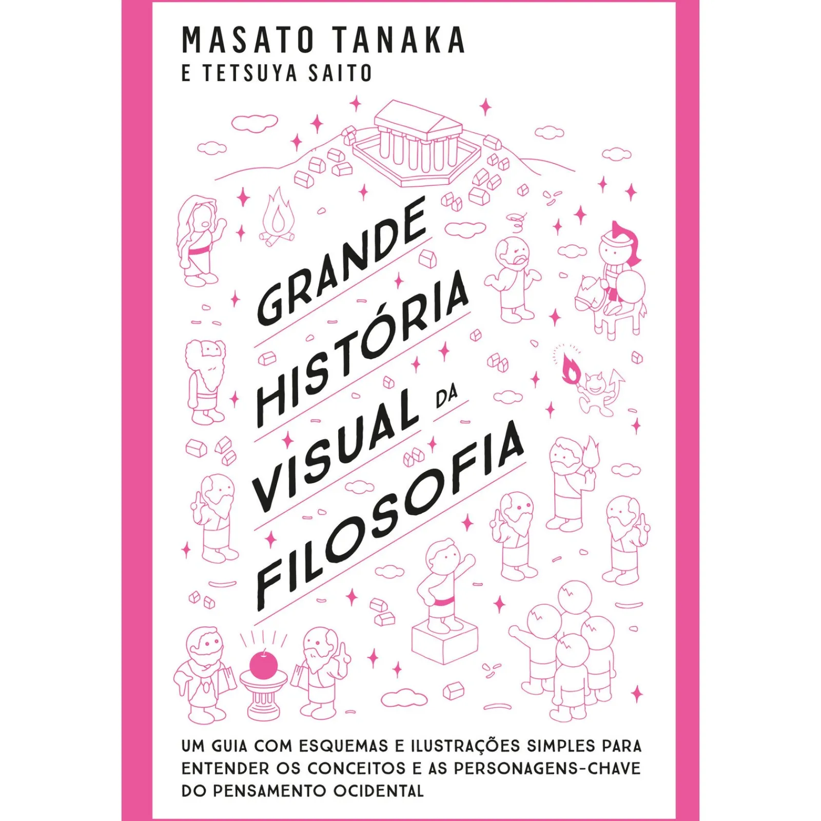 Marcador Grande História Visual da Filosofia de Masato Tanaka e Tetsuya Saito