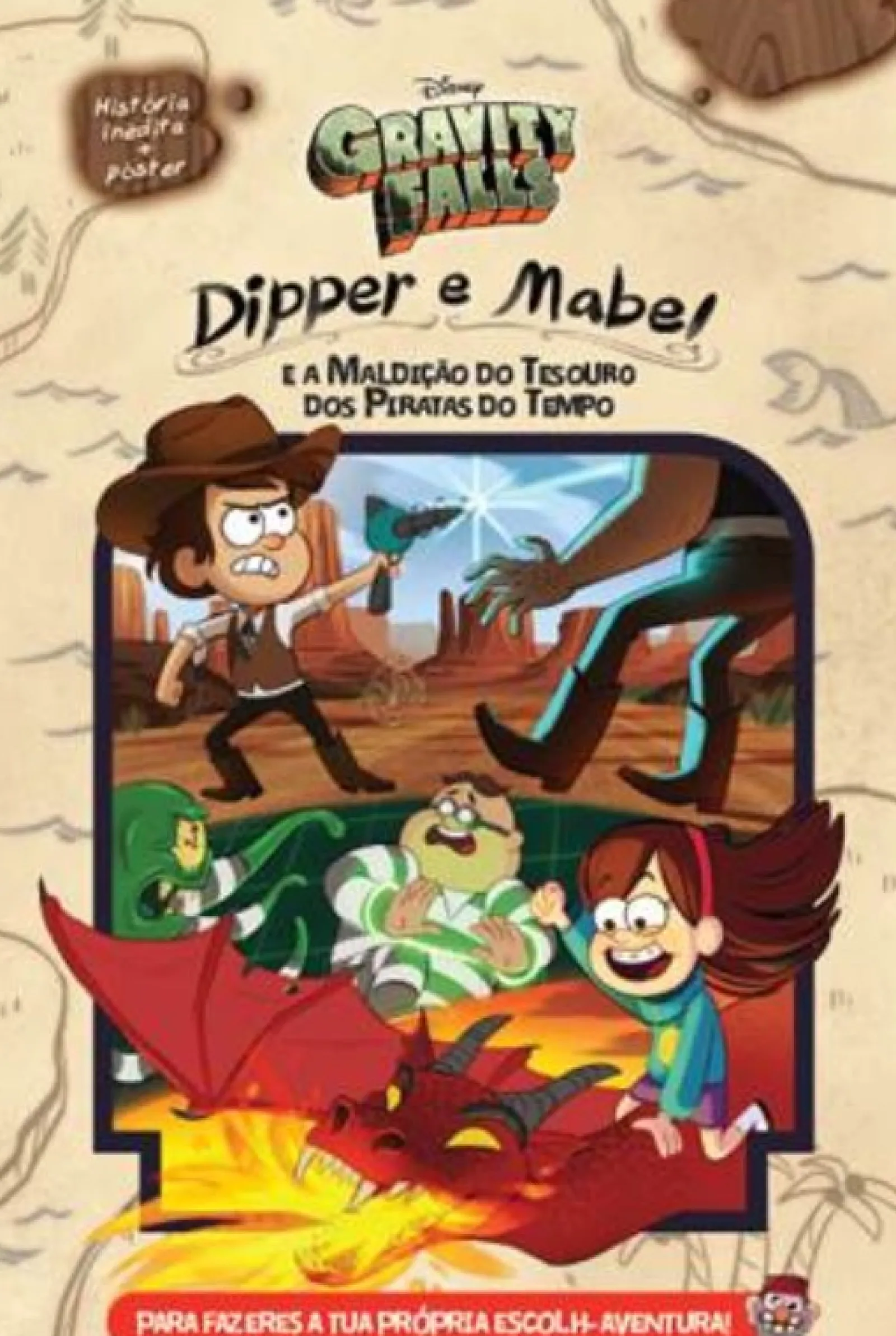 Outlet Dom Quixote Gravity Falls - Dipper e Mable e a Maldição do Tesouro dos Piratas do Tempo
