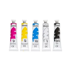 Hot Note! Guache 12ml com 5 unidades