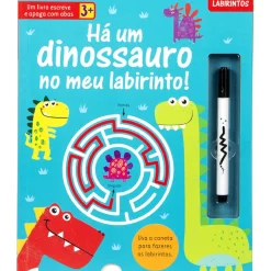 Discount Porto Editora Há um Dinossauro no Meu Labirinto! - Um Livro Escreve e Apaga com Abas