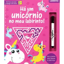 Porto Editora Há um Unicórnio no Meu Labirinto! - Um Livro Escreve e Apaga com Abas