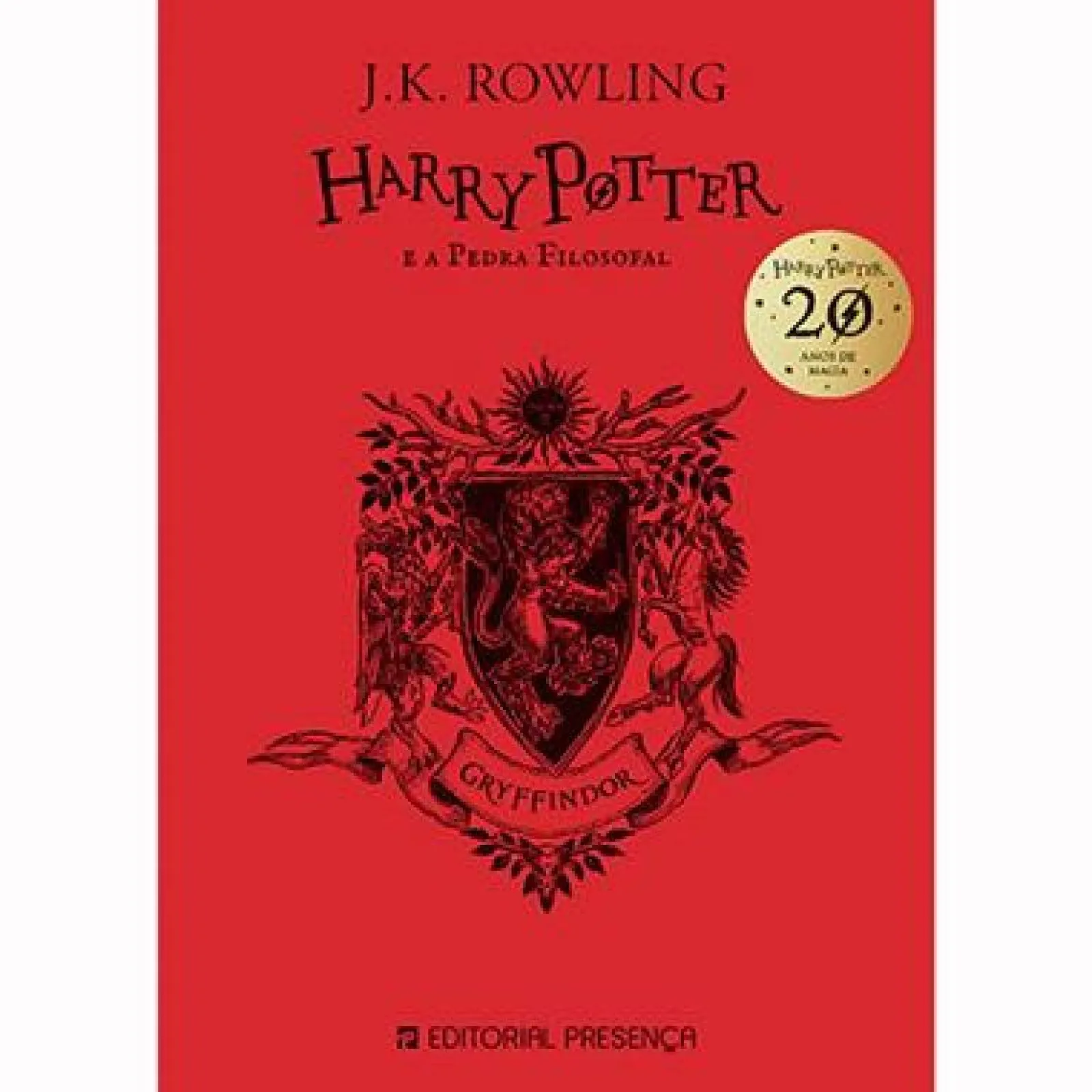 Presença Harry Potter e a Pedra Filosofal 20 Anos - Gryffindor de J. K. Rowling