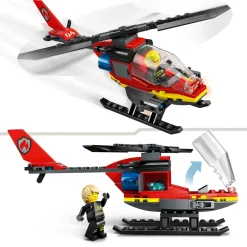 Lego-City Helicóptero De Resgate Dos Bombeiros