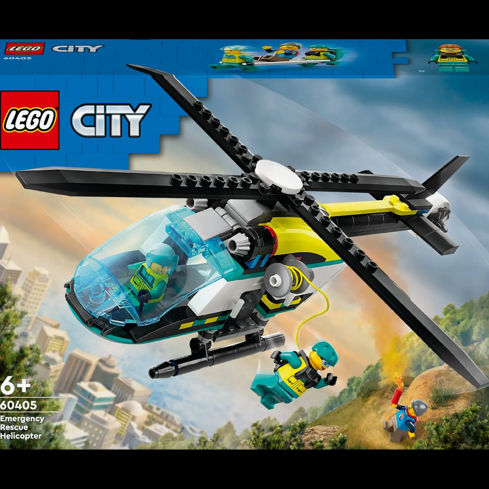 Discount Lego-City Helicóptero De Salvamento De Emergência