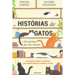 Pergaminho Histórias de Gatos de Virginia Rabosio e Massimo Persichino - E das Pessoas que Eles Salvam