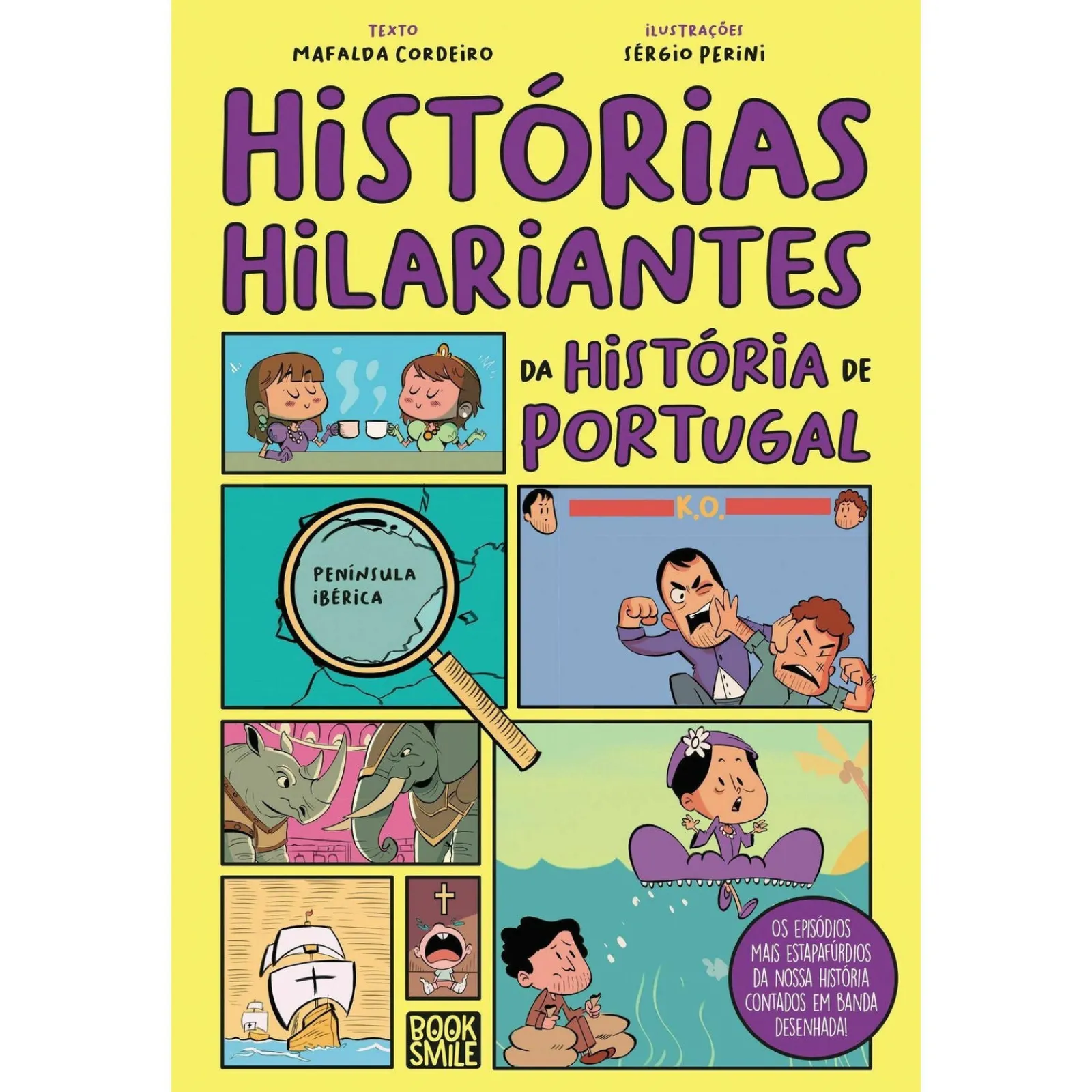 Booksmile Histórias Hilariantes da História de Portugal de Mafalda Cordeiro