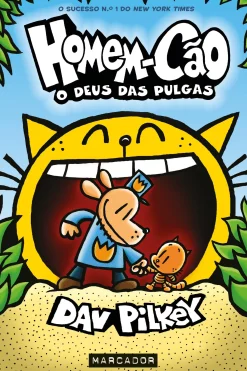 Marcador Homem-Cão - o Deus das Pulgas de Dav Pilkey