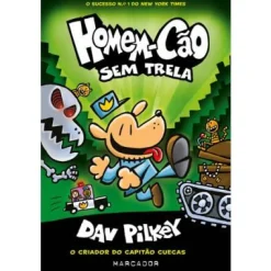 Marcador Homem-Cão de Dav Pilkey - N.º 2 - sem Trela